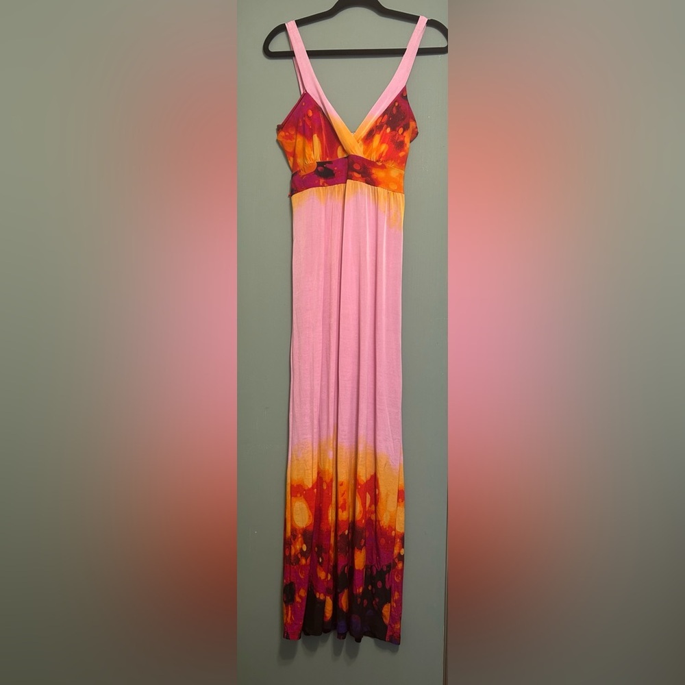 Women’s Summer Maxi Dress Size Small Boho Sundress Sleeveless Maxi Dress - Picture 2 of 13